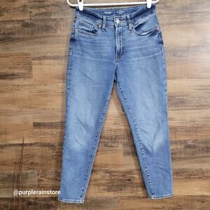 Old Navy Jeans Size 4 OG Straight High Rise Tummy Control Medium Wash